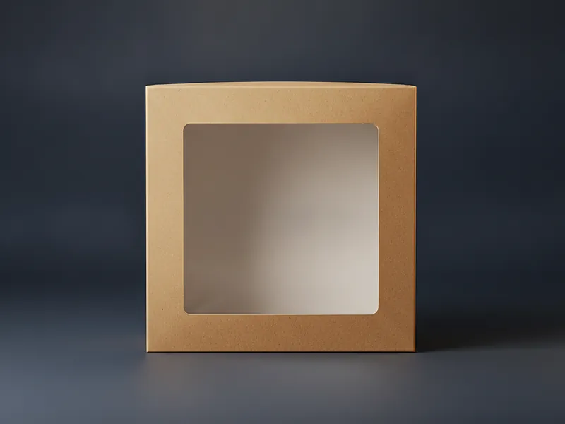 Custom bakery box with window