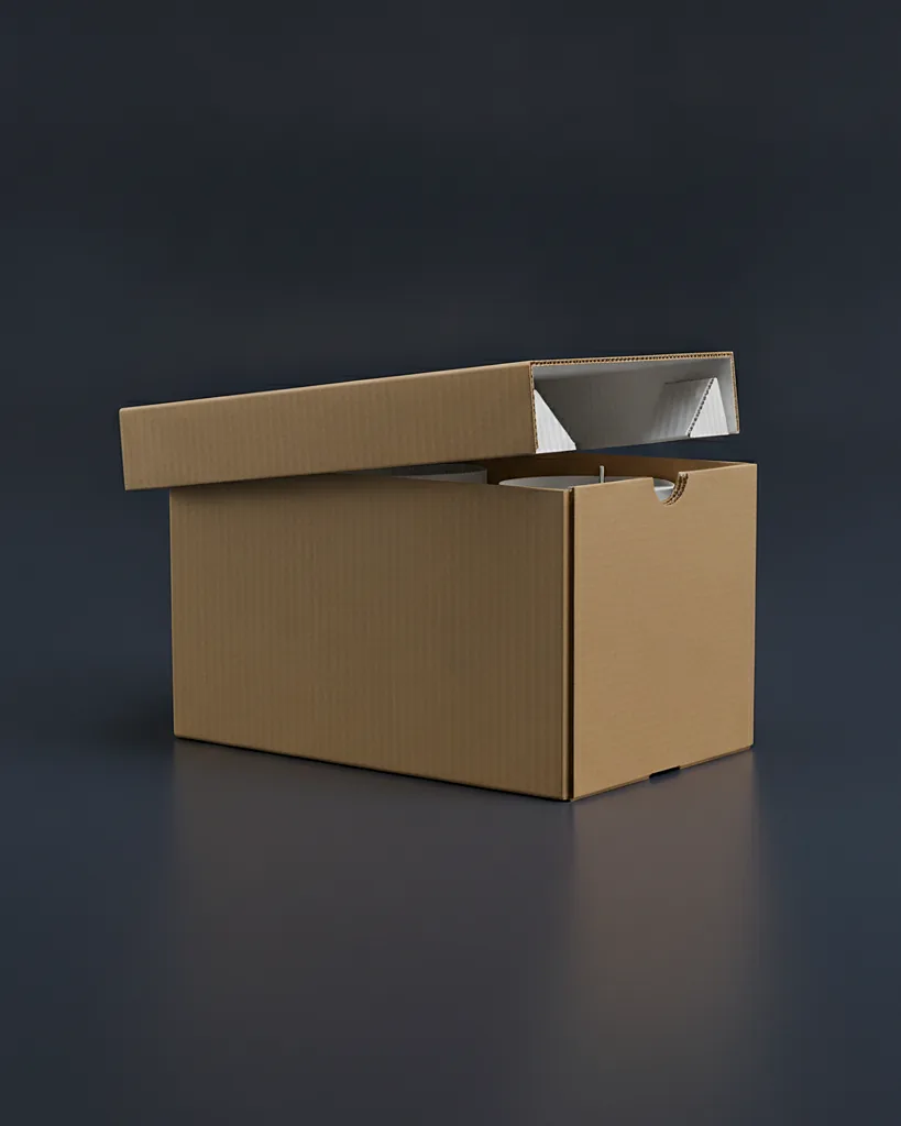 Custom candle shipper box, from the candles range