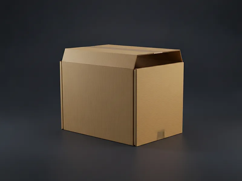 Custom corrugated shipping box