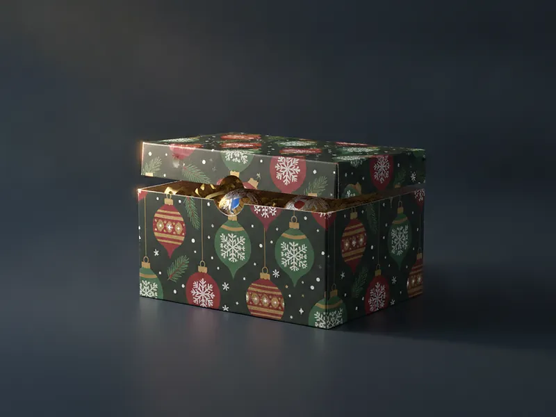 Custom Christmas / holiday box