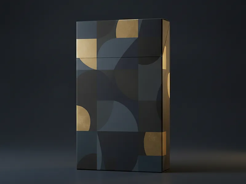 Custom cigarette-style box