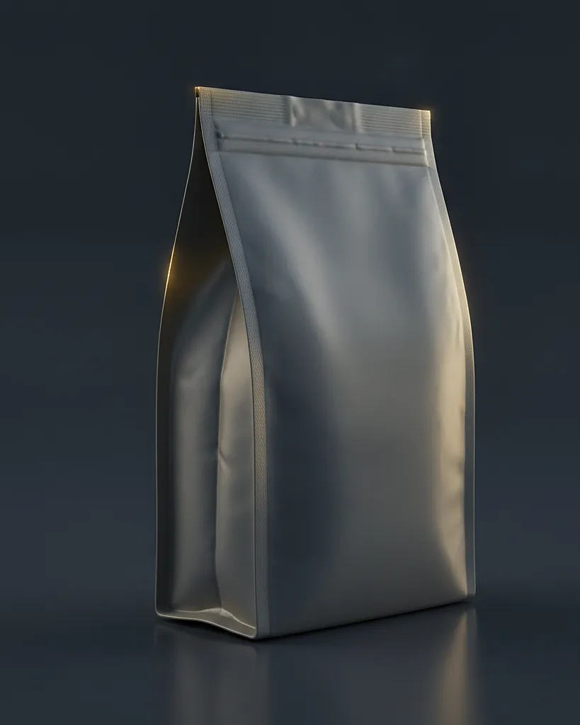 Custom cookie bag, close-up of the edge, surface texture and finish