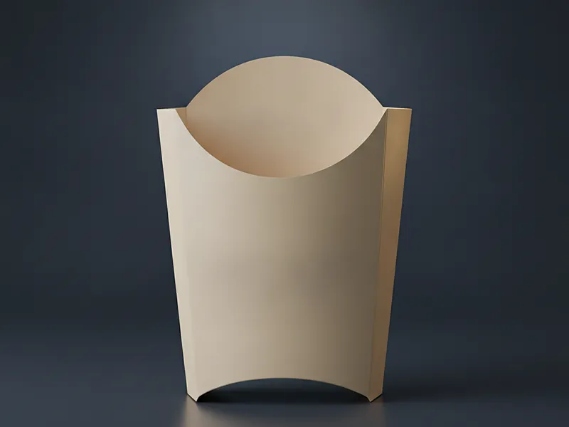 Custom French fry box