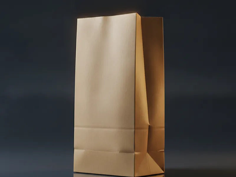 Custom popcorn bag