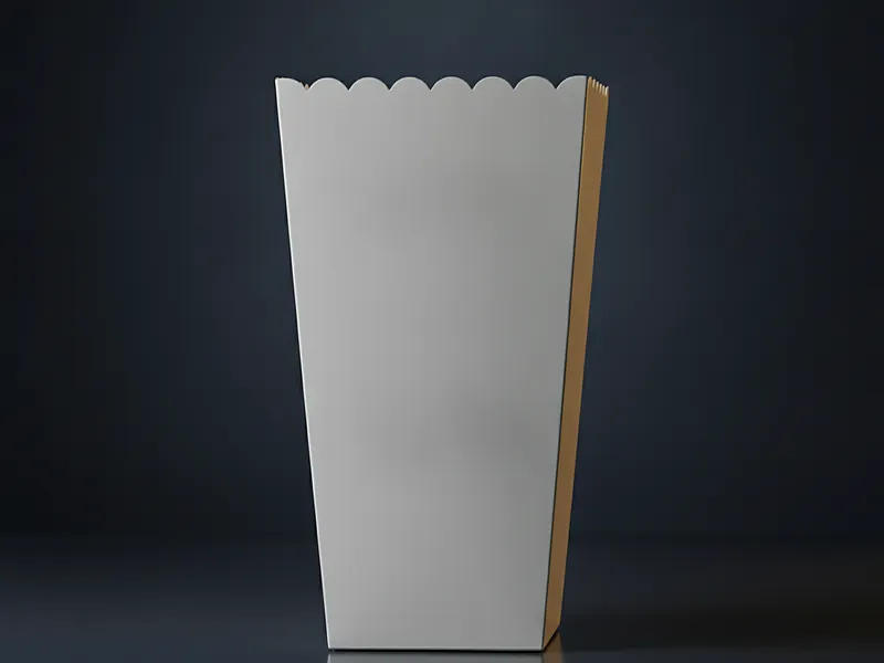 Custom popcorn box
