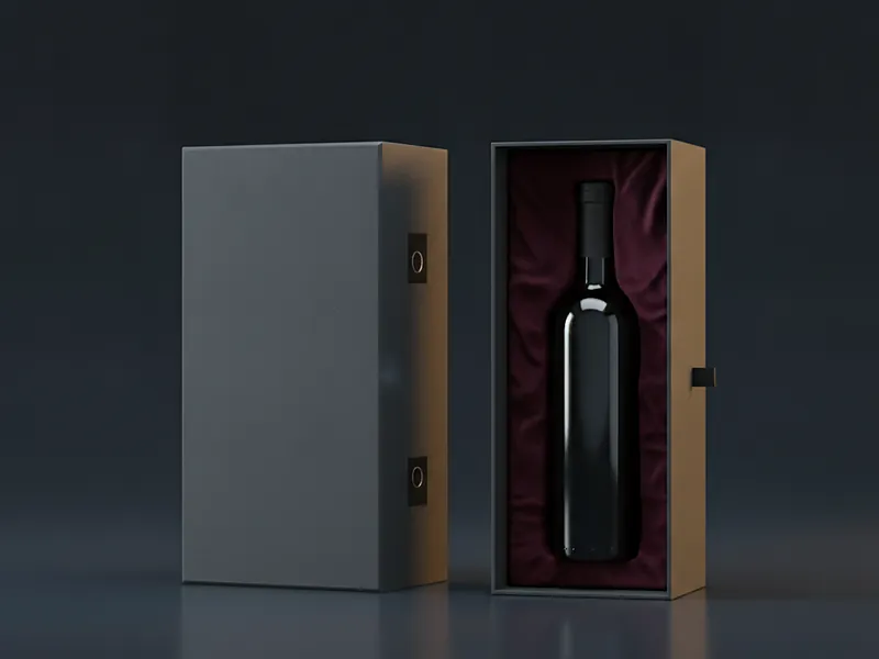 Custom wine gift box