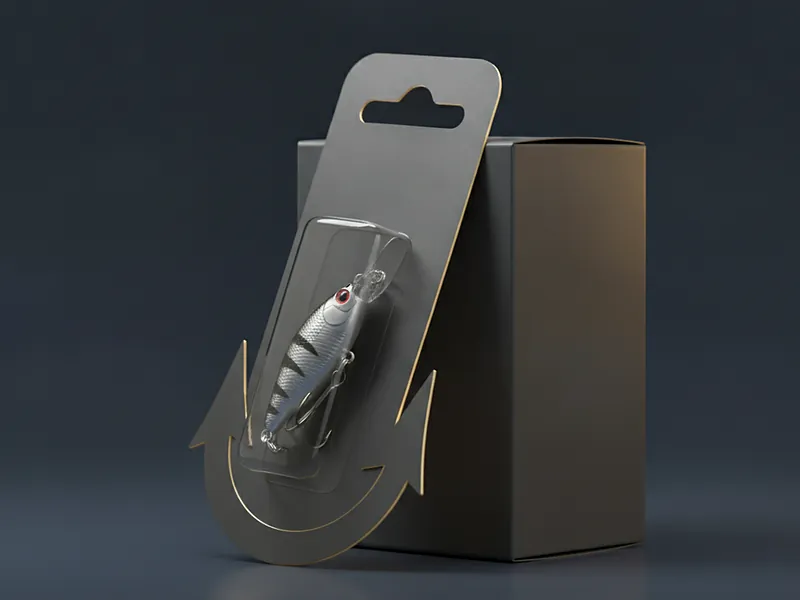 Custom fishing lure packaging