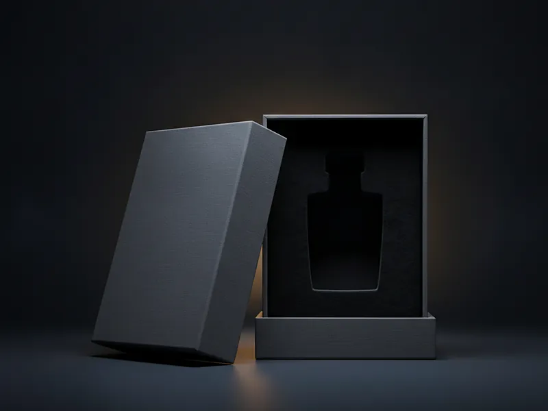 Custom fragrance box with insert