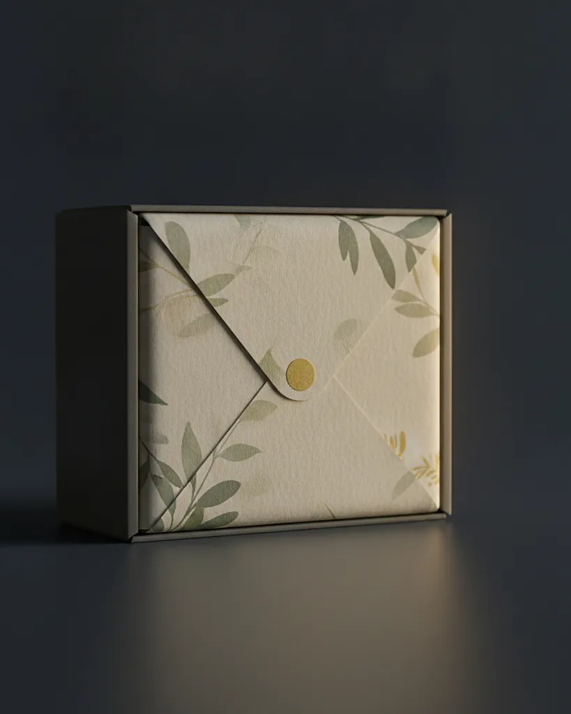 Custom soap wrap paper, uncoated print paper, belly-band or full wrap, on a dark navy studio backdrop