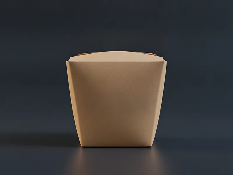 Custom take out box
