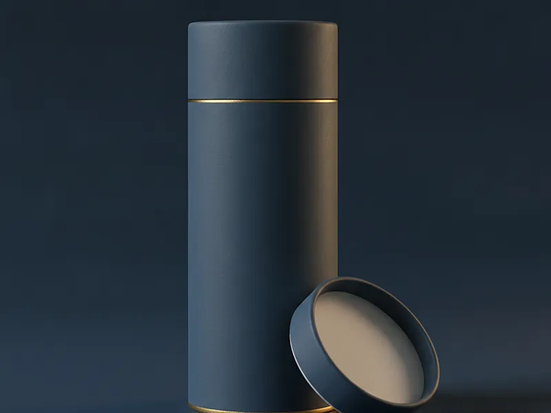 Custom tea tin style tube