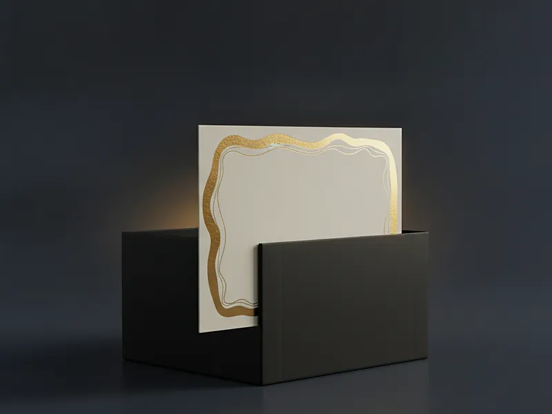 Custom thank you card
